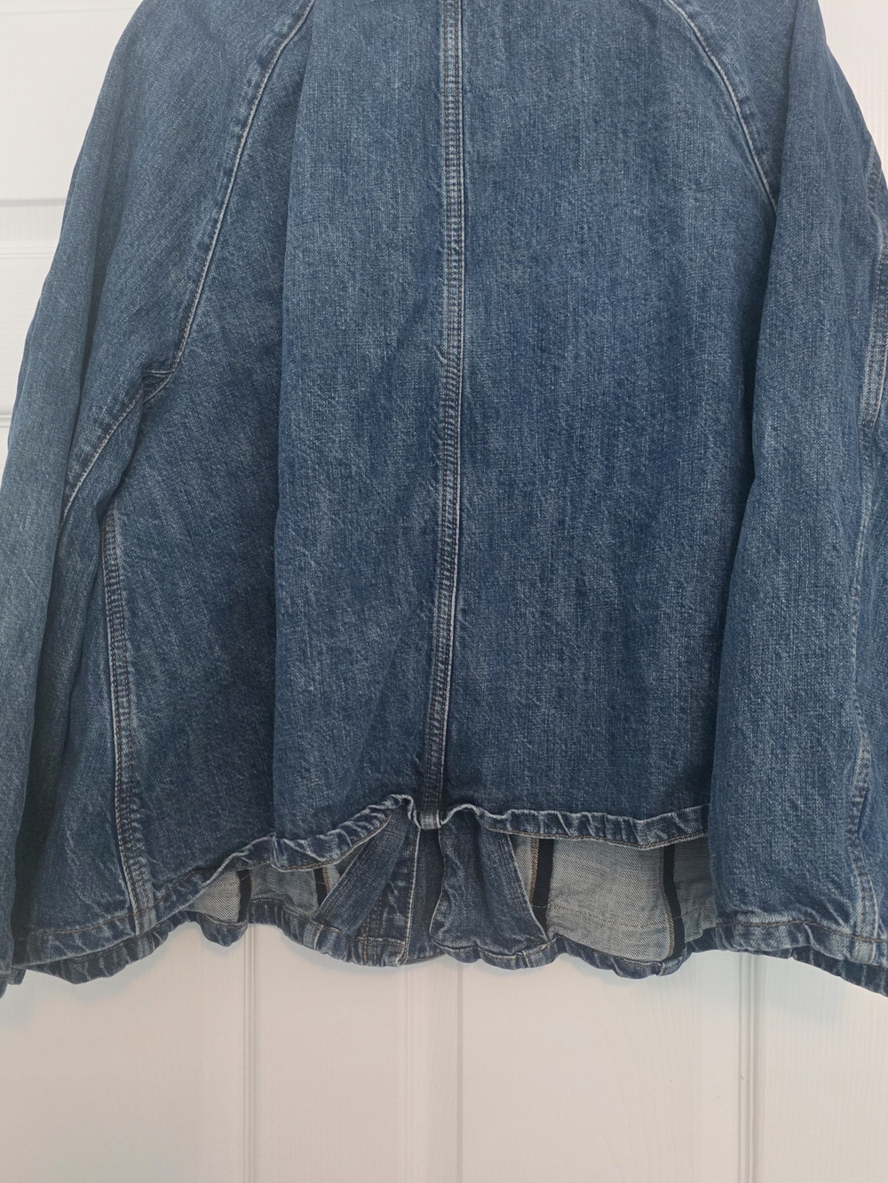 Pilcro Anthropologie Dark Blue Denim Jacket 1X - Picture 3 of 3